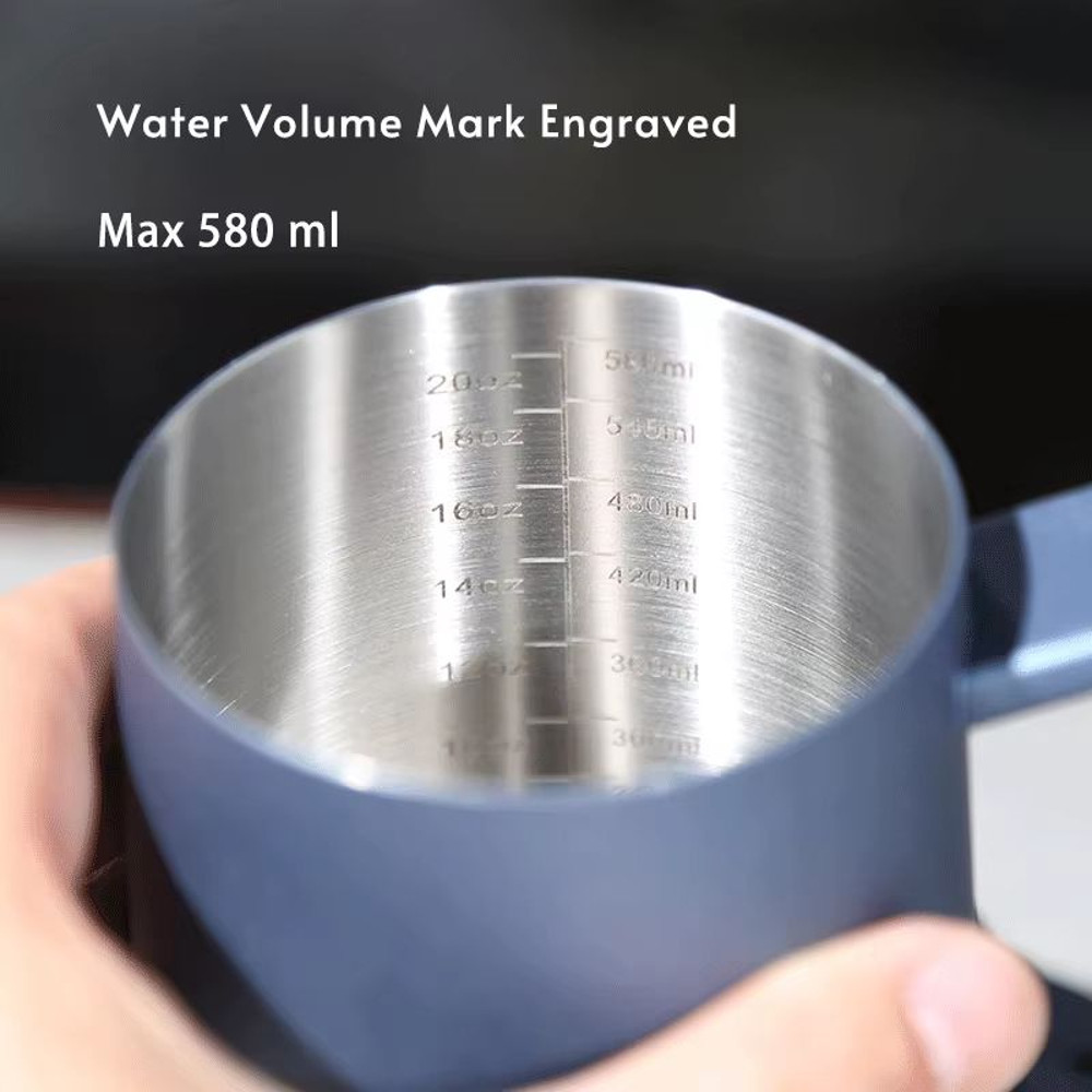 Premium 304 Stainless Steel Gooseneck Coffee Kettle 600ml Barista Espresso Pour Over Teapot 2