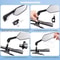Bike Rearview Mirror Adjustable Handlebar WideAngle Safety Mirror 3