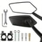Bike Rearview Mirror Adjustable Handlebar WideAngle Safety Mirror 5