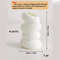 Nordic Spiral White Vase Modern Plastic Flower Arrangement Container 6