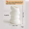 Nordic Spiral White Vase Modern Plastic Flower Arrangement Container 6