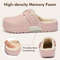 Womens Winter Fur Slippers Waterproof AntiSlip Plush Lined House Garden Shoes 4