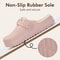 Womens Winter Fur Slippers Waterproof AntiSlip Plush Lined House Garden Shoes 5