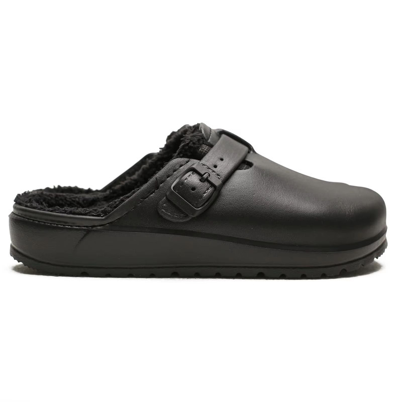 Womens Winter Fur Slippers Waterproof AntiSlip Plush Lined House Garden Shoes 8