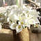 10Pcs White Calla Lily Artificial Flowers Real Touch PU Wedding Bouquet Home Decor 2