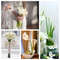 10Pcs White Calla Lily Artificial Flowers Real Touch PU Wedding Bouquet Home Decor 4