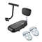 Bike Child Seat With Backrest PU Leather Bicycle Rear Rack Cushion For Kids 12