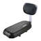 Bike Child Seat With Backrest PU Leather Bicycle Rear Rack Cushion For Kids 6