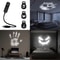 LED Skull Projection Lamp Switchable Pattern Night Light For Room Halloween Decor 5