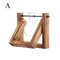 Wooden Frame Hydroponic Glass Vase Tabletop Terrarium Planter For Home Decoration 7