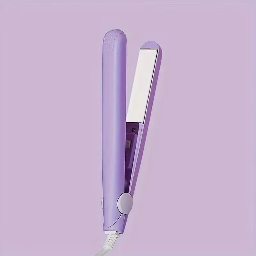 Mini Ceramic Hair Straightener Quick Heating Styling Tool For Bangs Curling Travel 8