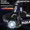 USB Rechargeable LED Headlamp Powerful Zoomable Waterproof Head Torch For Outdoor Work Adventure 0
