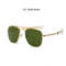 Classic Aviation Sunglasses For Men MilitaryInspired Optical Glass Lens Shades 2