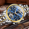 OLEVS Automatic Mechanical Mens Watch Waterproof Stainless Steel Skeleton Business Wristwatch 1