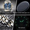 OLEVS Automatic Mechanical Mens Watch Waterproof Stainless Steel Skeleton Business Wristwatch 5