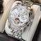 OLEVS Automatic Mechanical Mens Watch Waterproof Stainless Steel Skeleton Business Wristwatch 9