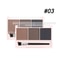 3Color Brow Powder Set With Brush LongLasting Natural Eyebrow Makeup Kit 8