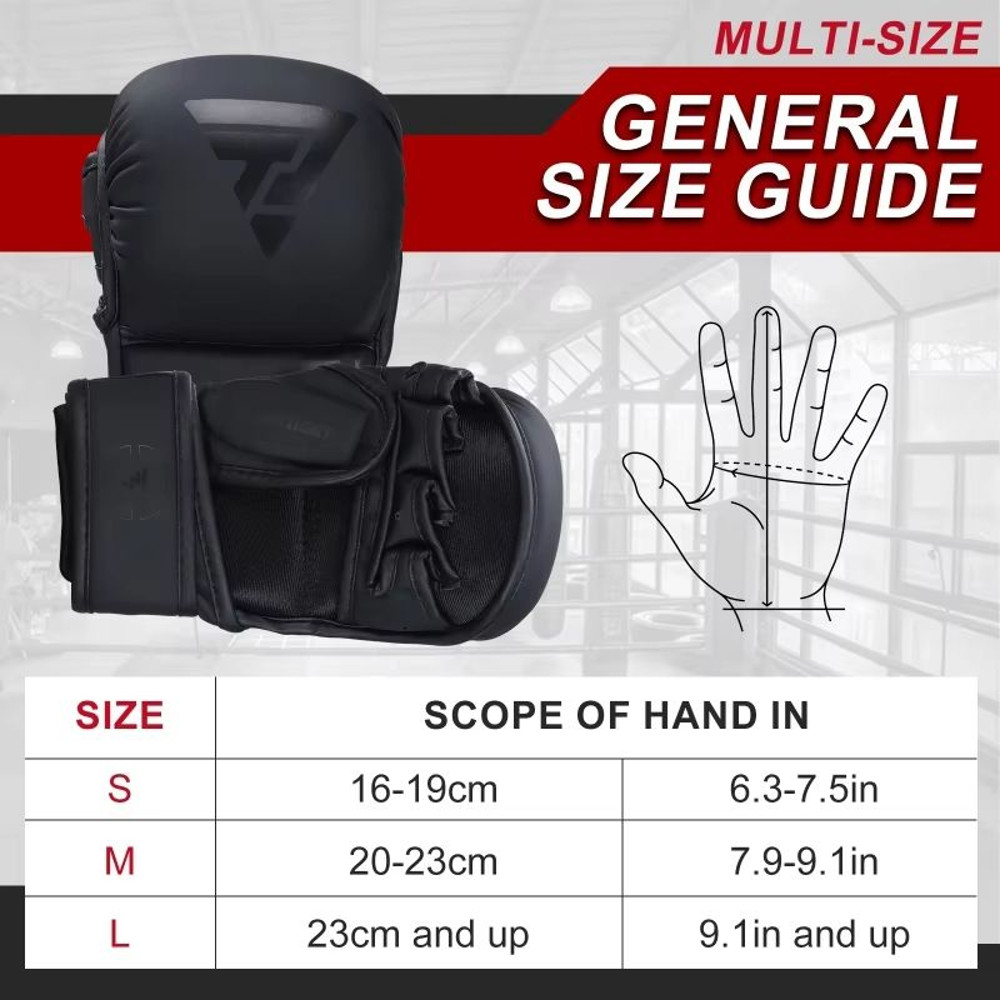 Professional PU Leather MMA Boxing Gloves Durable Training Gloves For Muay Thai Karate Martial Ar 1