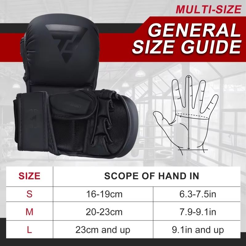 Professional PU Leather MMA Boxing Gloves Durable Training Gloves For Muay Thai Karate Martial Ar 1