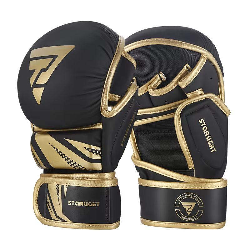 Professional PU Leather MMA Boxing Gloves Durable Training Gloves For Muay Thai Karate Martial Ar 4