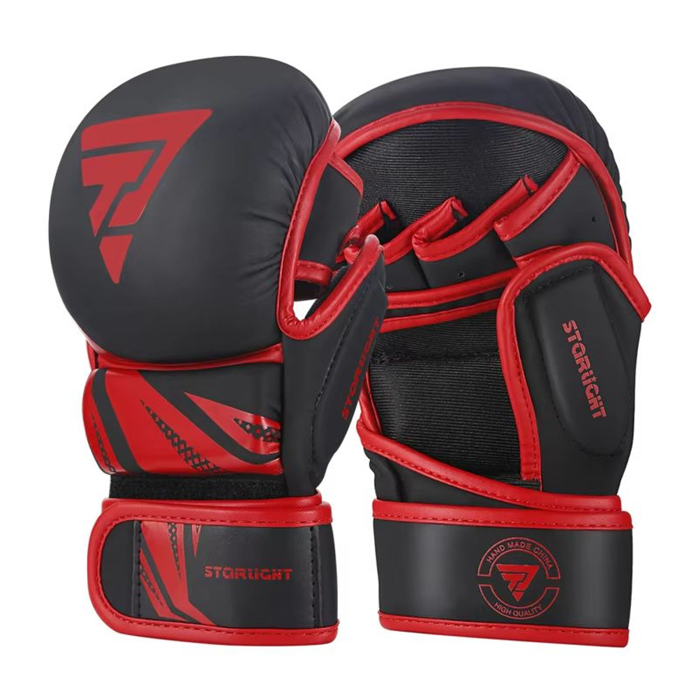 Professional PU Leather MMA Boxing Gloves Durable Training Gloves For Muay Thai Karate Martial Ar 8