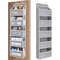 5Shelf Hanging Storage Organizer Behind Door Space Saver With Large Pockets For Bedroom Bathroom 0