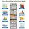 5Shelf Hanging Storage Organizer Behind Door Space Saver With Large Pockets For Bedroom Bathroom 5