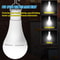 Portable LED Solar Lamp Bulb Outdoor Waterproof Hanging Light For Camping Hiking Fishing Emergenc 1