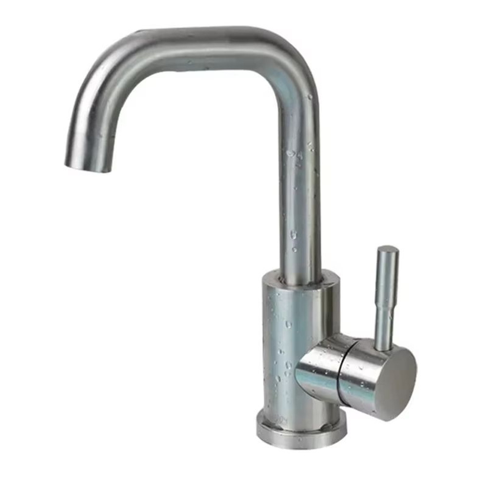 304 Stainless Steel Bathroom Basin Faucet 360 Rotating Hot And Cold Mixer Tap With Single Handle 3