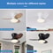 LED Ceiling Fan Light Modern Nordic Ceiling Mounted Fan With Decorative Lighting For Living Room B 1