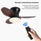 LED Ceiling Fan Light Modern Nordic Ceiling Mounted Fan With Decorative Lighting For Living Room B 3