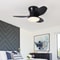 LED Ceiling Fan Light Modern Nordic Ceiling Mounted Fan With Decorative Lighting For Living Room B 6