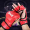 Professional HalfFinger Boxing Training Gloves Leather Padded Gloves For Sandbag MMA Sanda Practi 8
