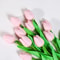 Artificial Tulip Bouquet Real Touch Fake Flowers For Home Wedding Party Decorations 135 Pcs 9