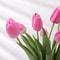 Artificial Tulip Bouquet Real Touch Fake Flowers For Home Wedding Party Decorations 135 Pcs 4