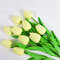 Artificial Tulip Bouquet Real Touch Fake Flowers For Home Wedding Party Decorations 135 Pcs 6