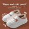 Womens Waterproof Winter Cotton Slippers Warm NonSlip Indoor Outdoor House Shoes For Couples 10