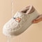 Womens Waterproof Winter Cotton Slippers Warm NonSlip Indoor Outdoor House Shoes For Couples 5