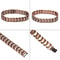 Vintage Copper Magnetic Bracelet For Men Pain Relief Therapy Link Chain With Double Row Magnets 4