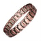 Vintage Copper Magnetic Bracelet For Men Pain Relief Therapy Link Chain With Double Row Magnets 8