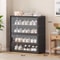 MultiLayer Shoe Storage Cabinet Dustproof Shoe Rack Organizer With Clear Lid SpaceSaving Design 6