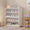 MultiLayer Shoe Storage Cabinet Dustproof Shoe Rack Organizer With Clear Lid SpaceSaving Design 8