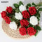 Artificial Rose Flower Branch Realistic Red Roses For Wedding Party Home Decoration 351020 Pcs 1