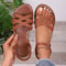 Womens Summer Flat Sandals Roman Strap Sandals With NonSlip Rubber Sole For Daily Comfort 13