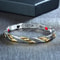 Dragon Pattern Magnetic Therapy Bracelet Power Healing Magnet Bangle For Men Women 2