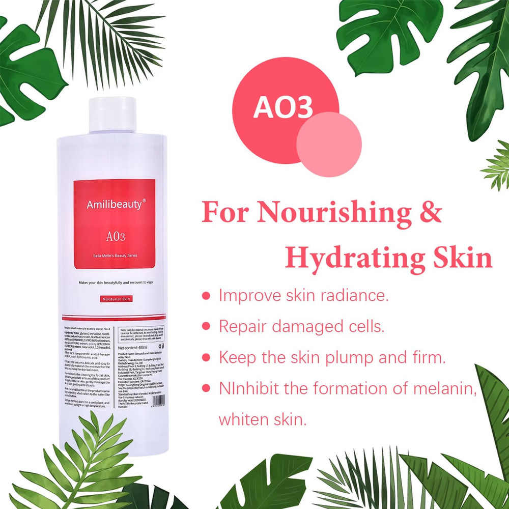 1200ML Hydra Liquid Face Serum Set 3pcs Aqua Peel Solution AS1 SA2 AO3 For Beauty Machine Deep Ski 5