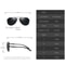Classic Polarized Driving Sunglasses For Men Women Metal Frame Mirror Lens 5