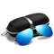 Classic Polarized Sunglasses For Men Women Driving Metal Frame Mirror Lens 1