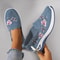 Womens Summer Breathable Mesh Flat Shoes Lightweight Casual Sneakers For Everyday Comfort 2