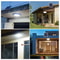 500W LED Solar Ceiling Pendant Light IndoorOutdoor SolarPowered Lamp For Garden Hallway And Home 3